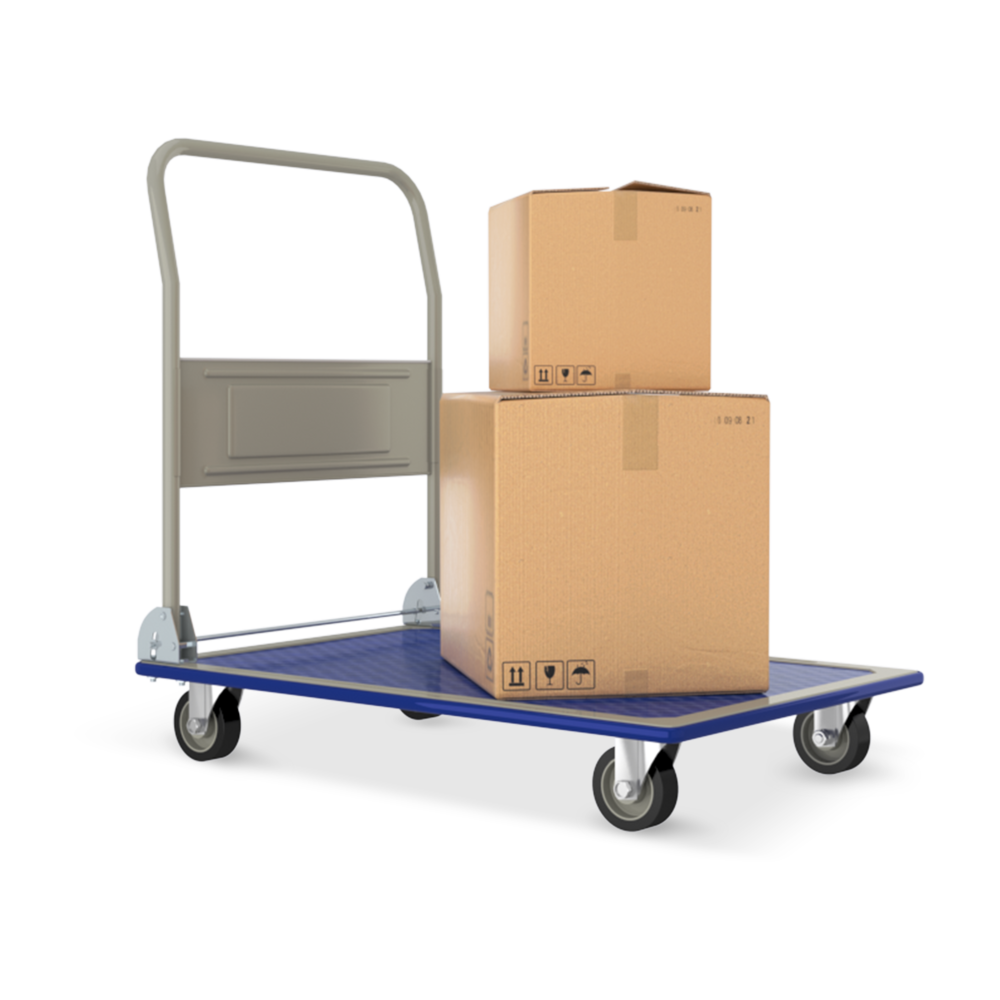 Industrial Foldable Platform Truck_4Dock