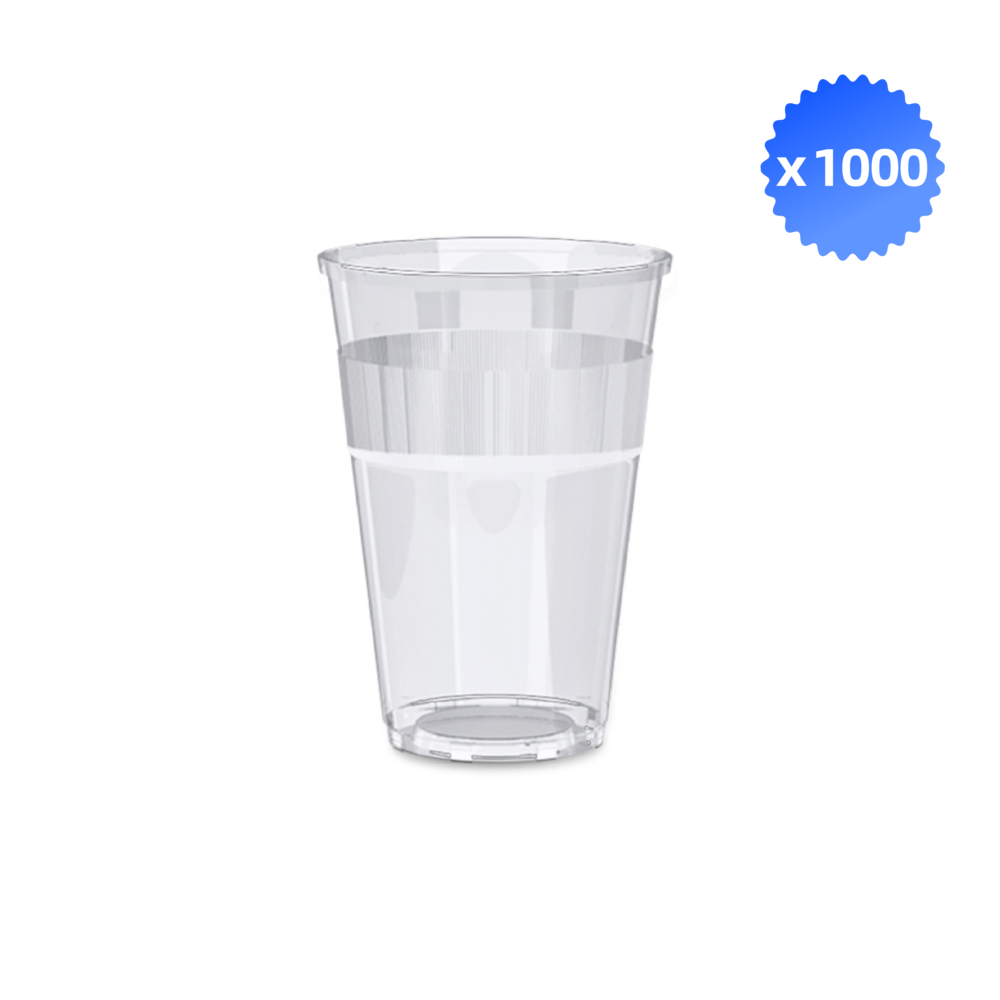 1000 Pack Clear Cups Disposable Plastic Cups Sample_4Dock