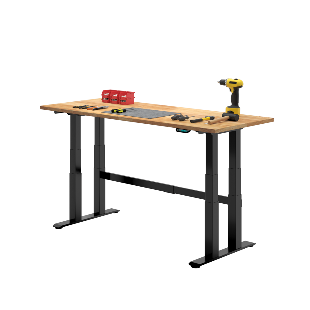 Quad-Motor Electric Industrial Height-Adjustable Workbench_4Dock