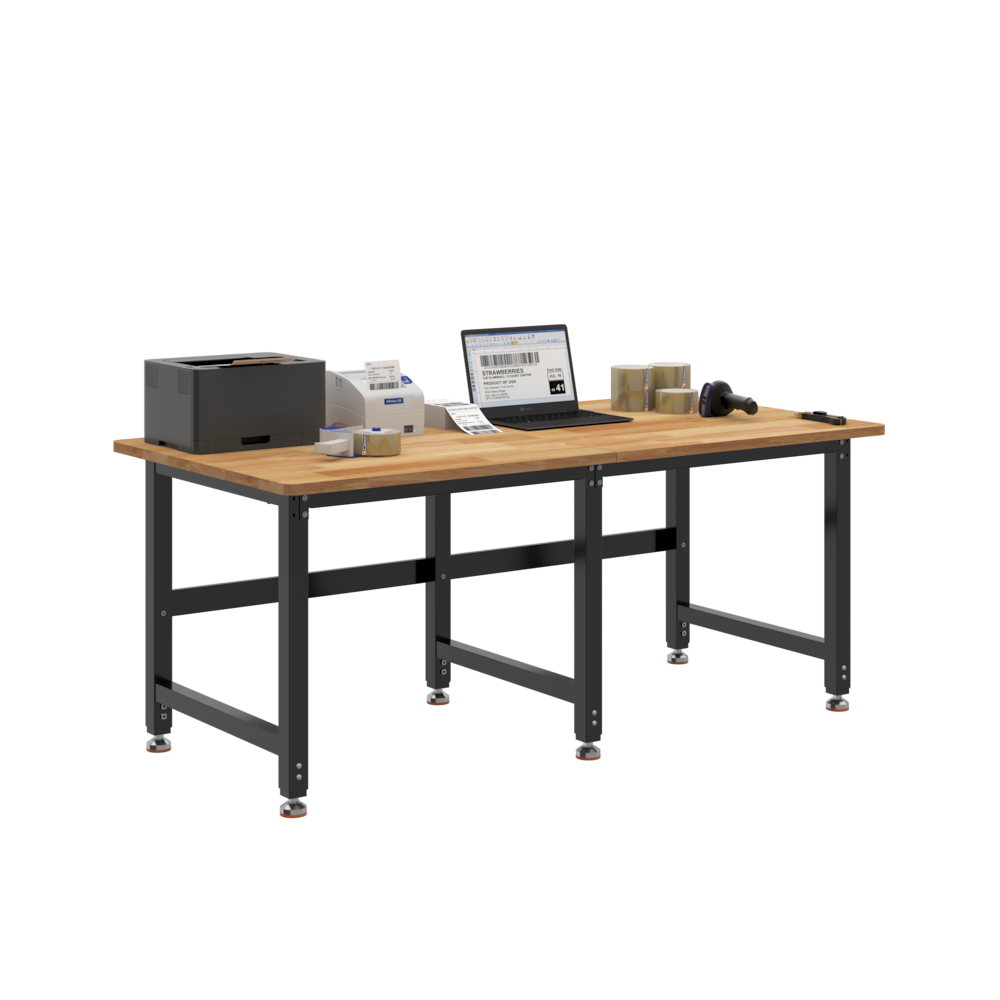 Heavy-Duty Industrial Packing Table – 72" × 36", 3,000 lb Capacity_4Dock