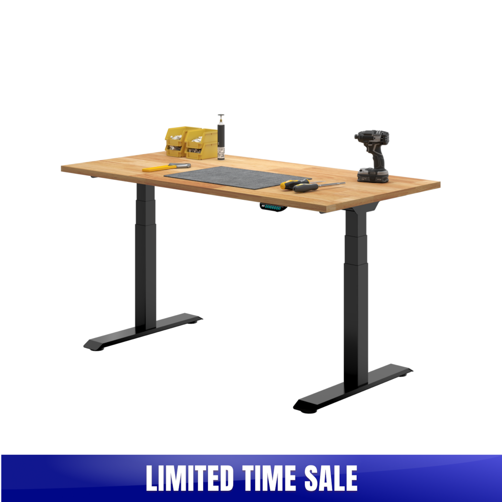 Electric Industrial Height-Adjustable Workbench with Wide Lift Range_4Dock