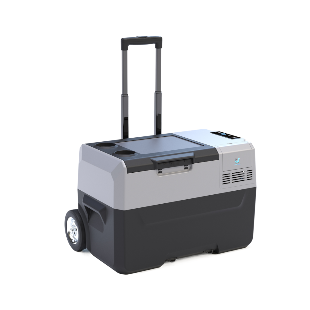 32Qt Portable Car Freezer with APP Control & Off-Road Wheels_4Dock