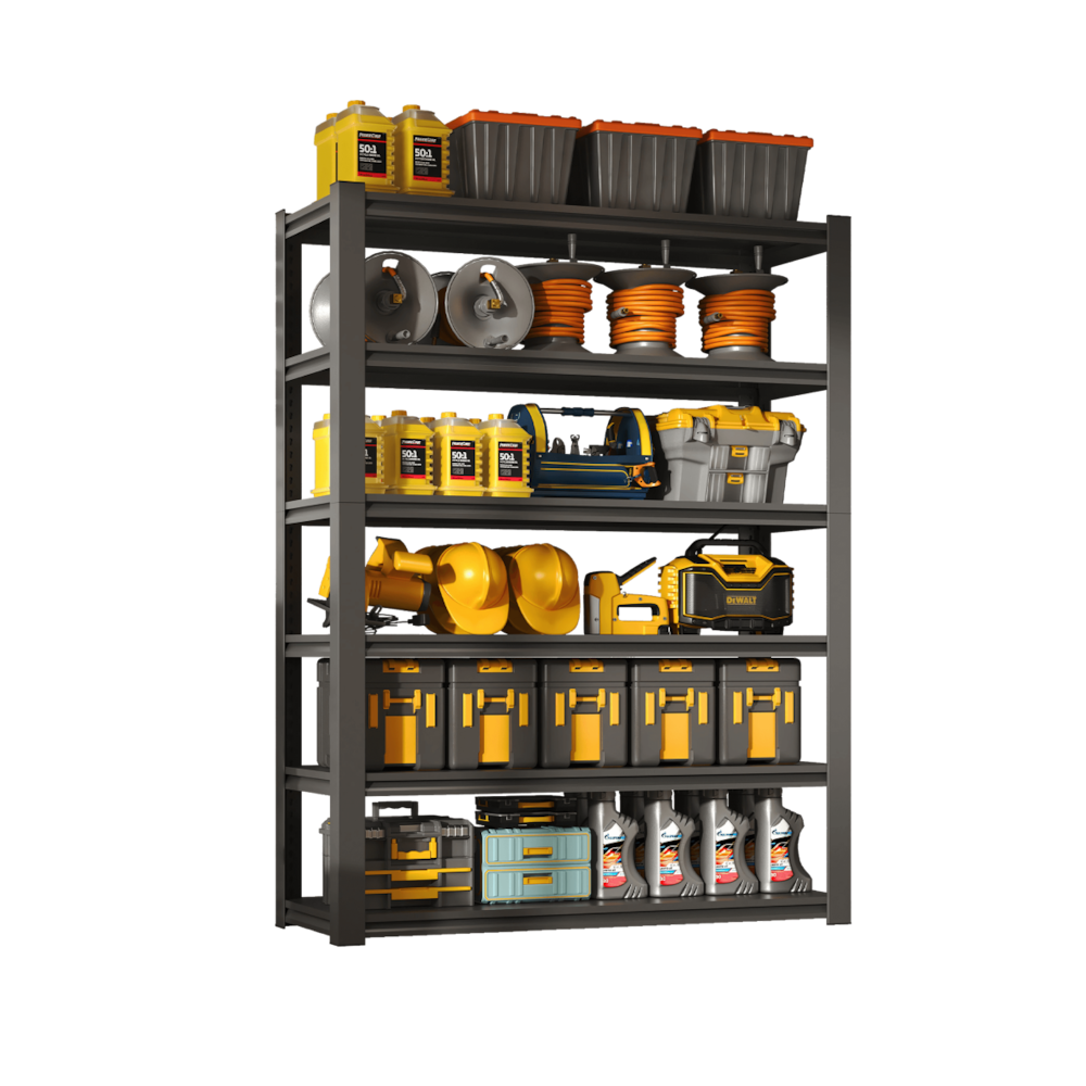 6-Tier Heavy Duty Metal Storage Shelving - 48 x 18 x 82"_4Dock