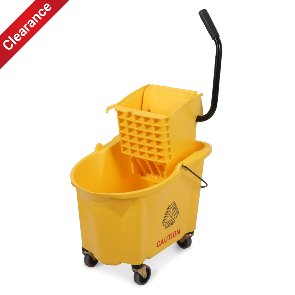 Mop Bucket/Wringer - Side Press, 38 Quart_4Dock