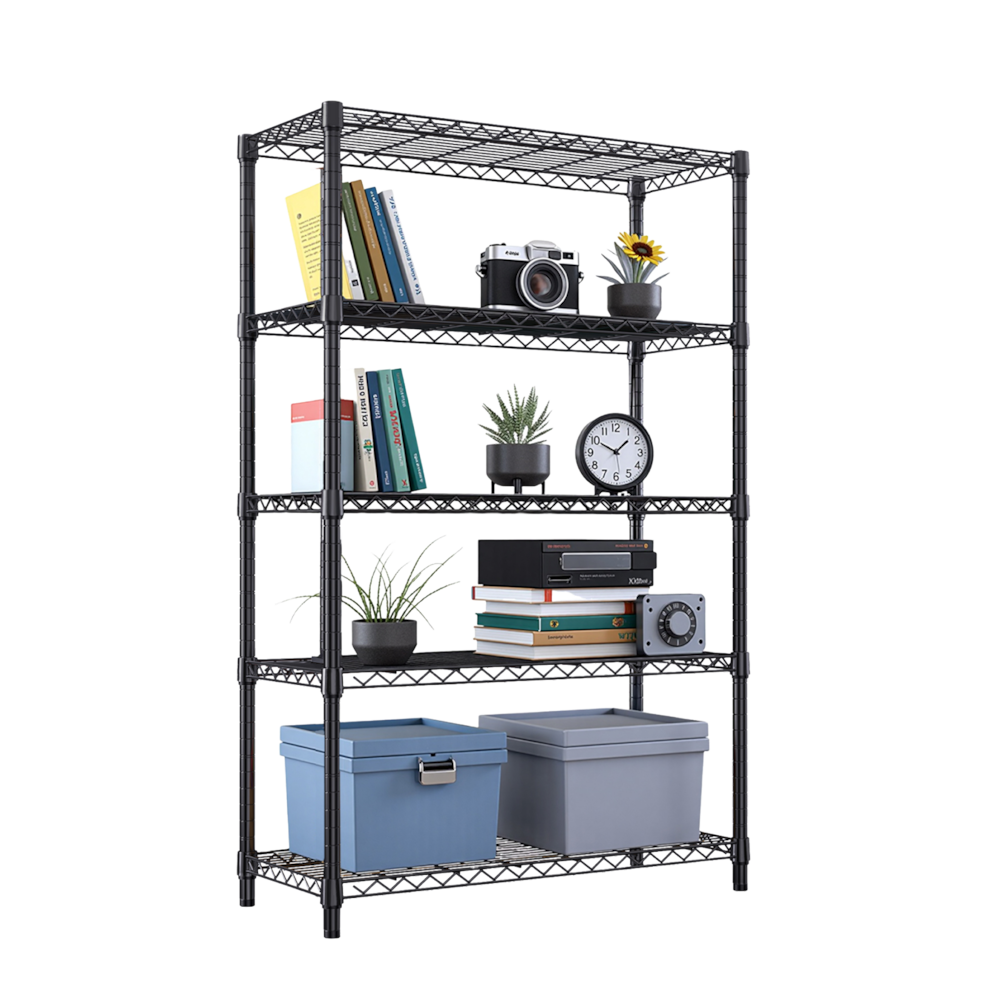 1750 lbs Steel Storage Shelving - 17.7" D x 47.2" W x 72.3" H_4Dock