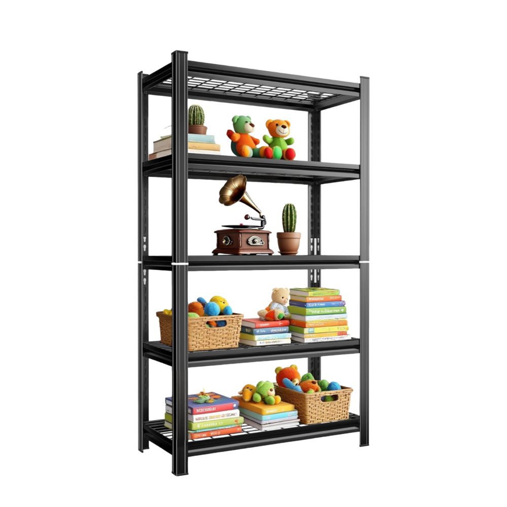 5-Layer Metal Storage Rack - 35.4 x 15.7 x 71.2"_4Dock