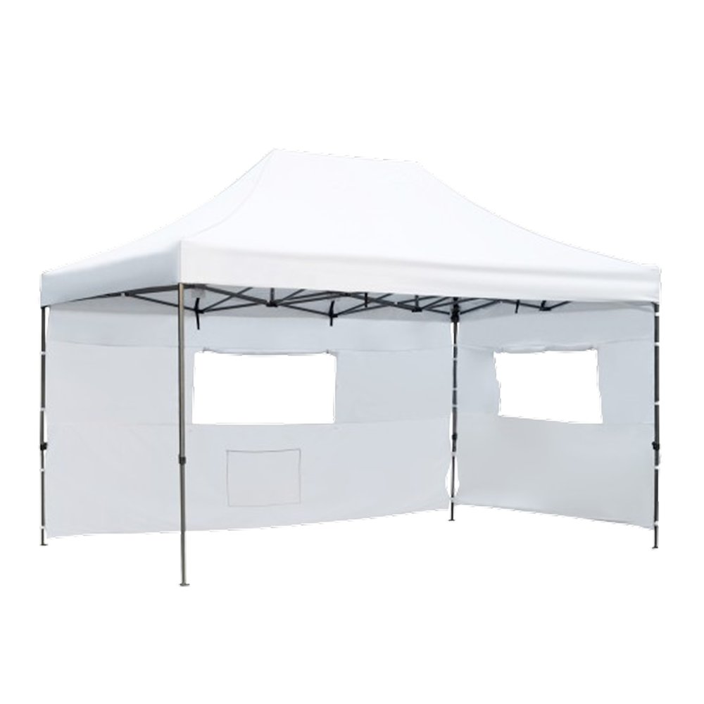 10x15 Pop Up Canopy Tent, Heavy Duty Party Tent with 4 Sidewalls UV Waterproof Protection_4Dock