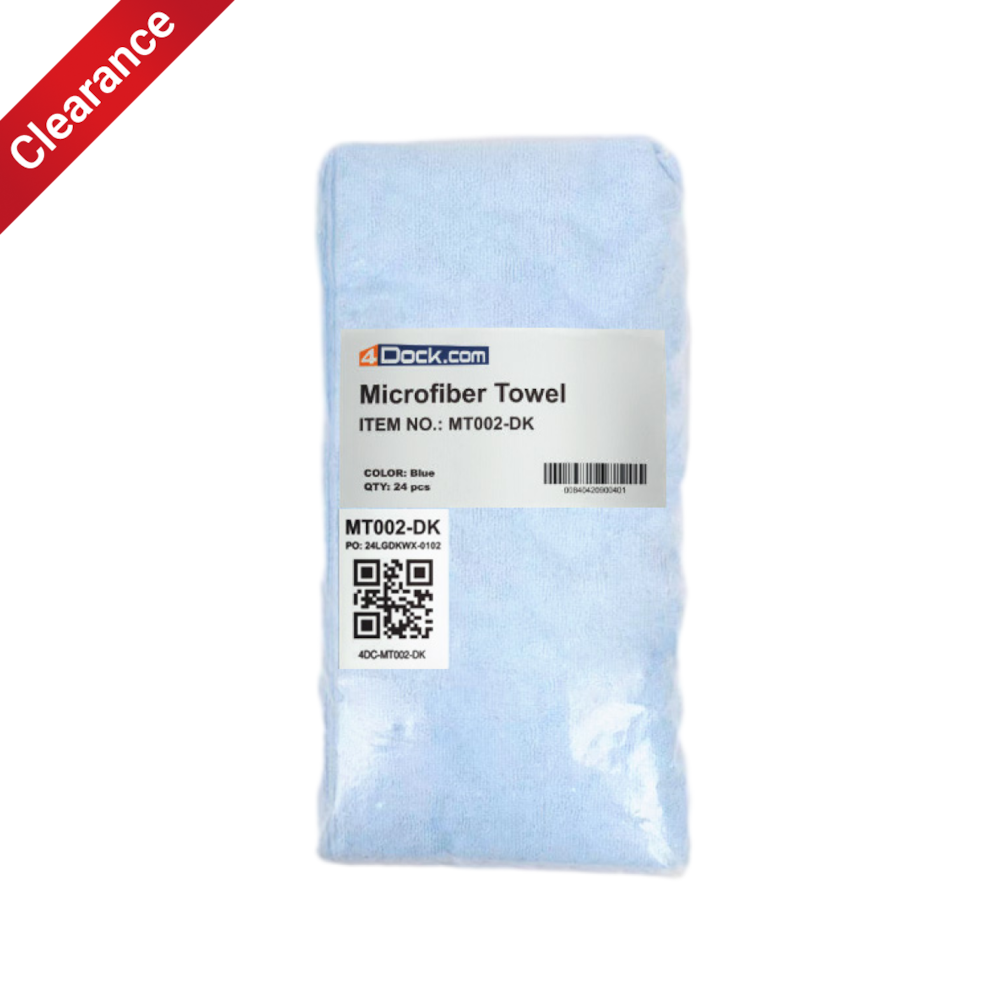 Disposable Microfiber Cleaning Rags - 24 Pcs_4Dock