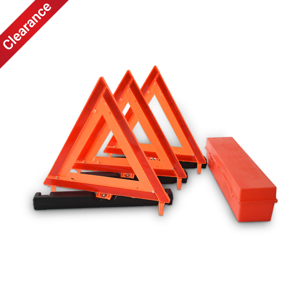 Vehicle Emergency Warning Triangle Kits - 3 Packs_4Dock