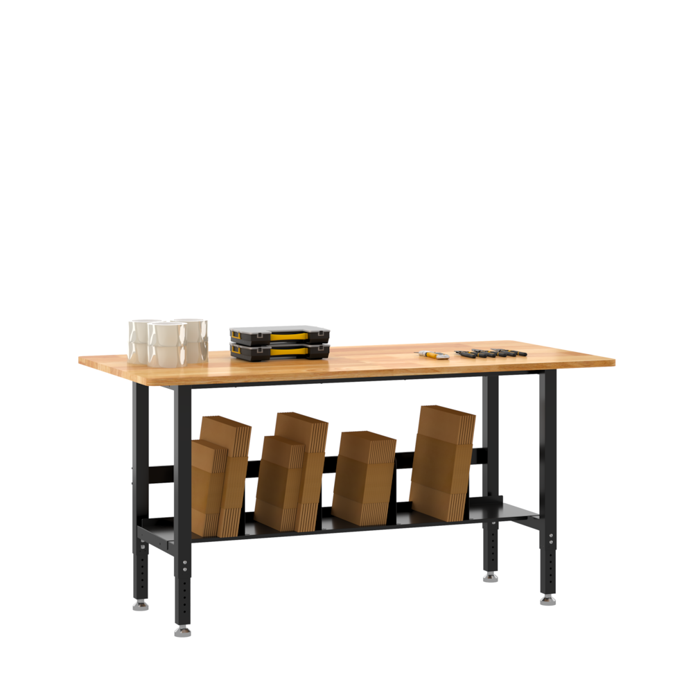 72" x 36" Economy Packing Station with Storage_4Dock