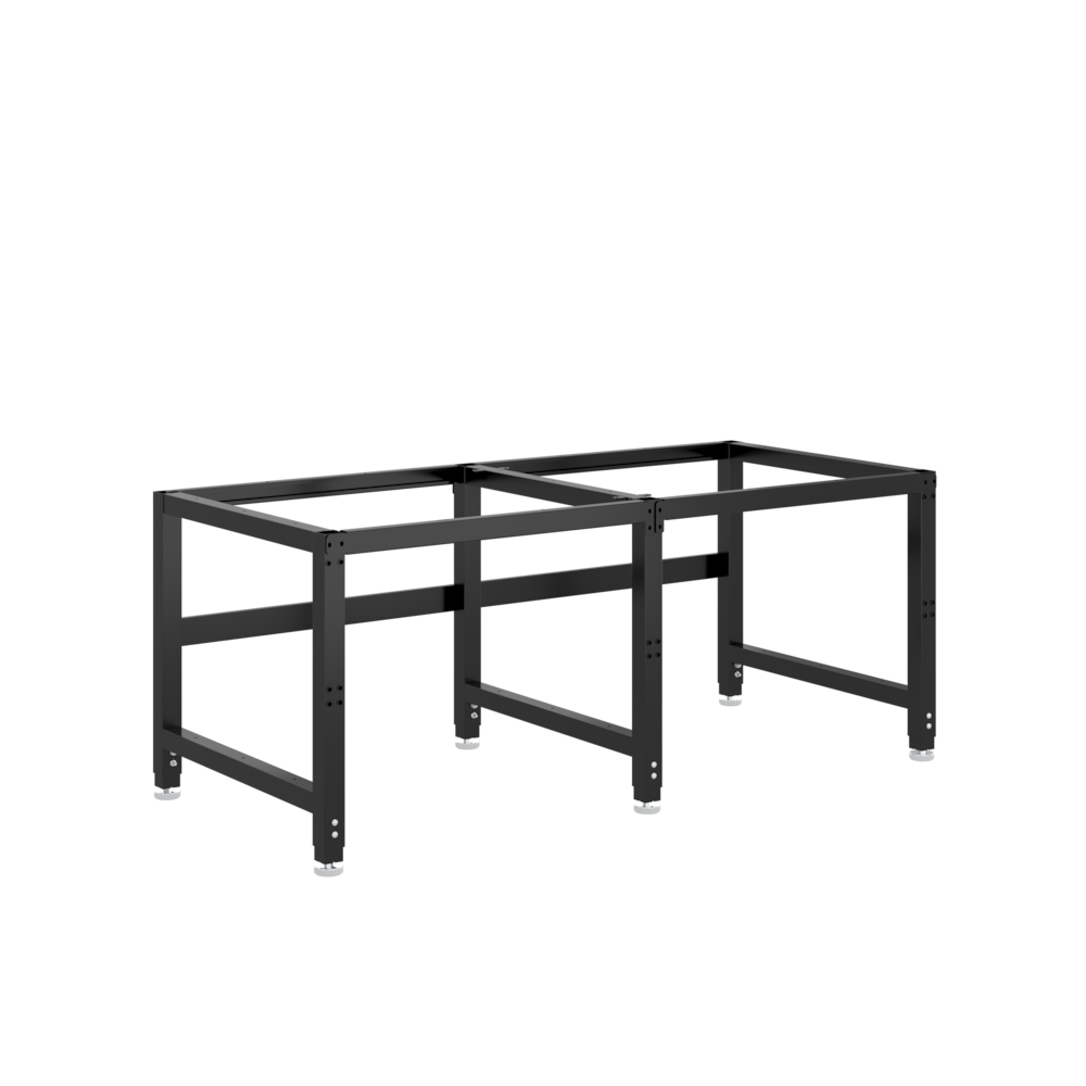 Packing Table Steel Frames with Adjustable Legs for 72 x 36'' Surface_4Dock