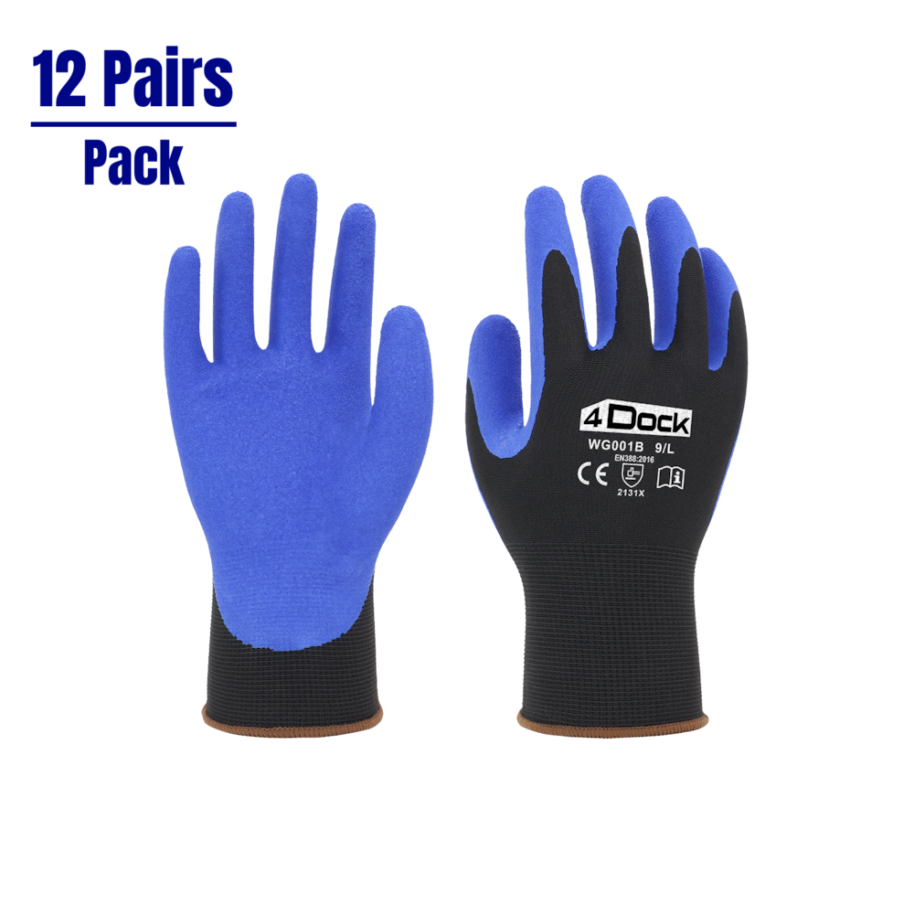 Foam Latex Coated Glove - 12 Pairs_4Dock