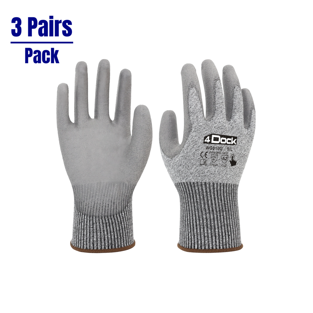 ANSI A2 Cut Resistant Glove - 3 Pairs_4Dock