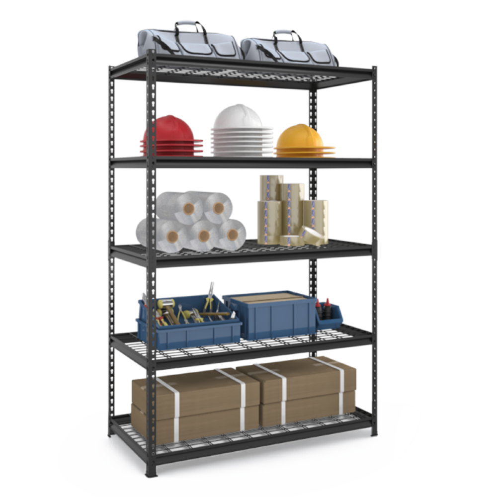 5-Tier Wire Storage Shelving - 48 x 24 x 72"_4Dock
