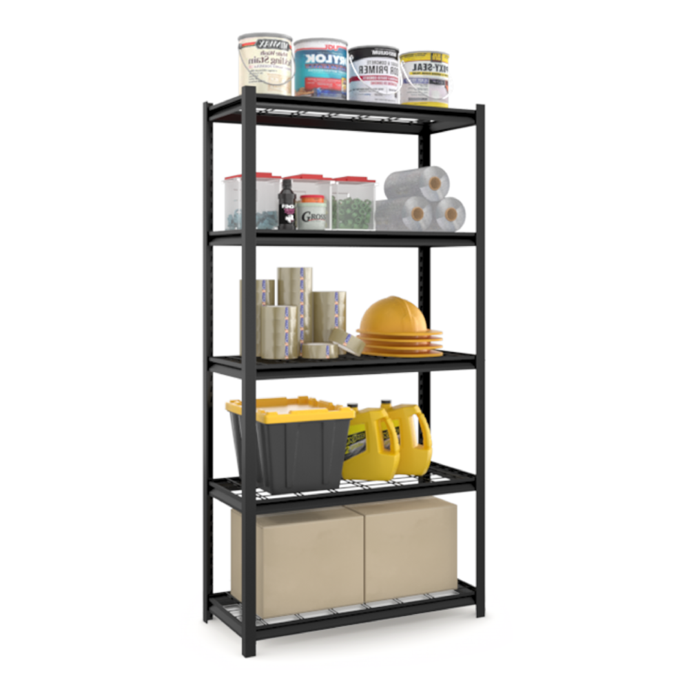 Light Duty 5-Tier Wire Storage Shelving - 36 x 16 x 72"_4Dock