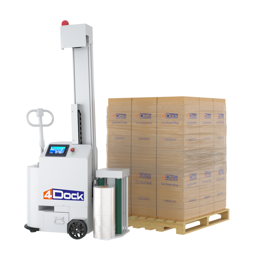 Compact Self-Propelled Stretch Wrapper_4Dock