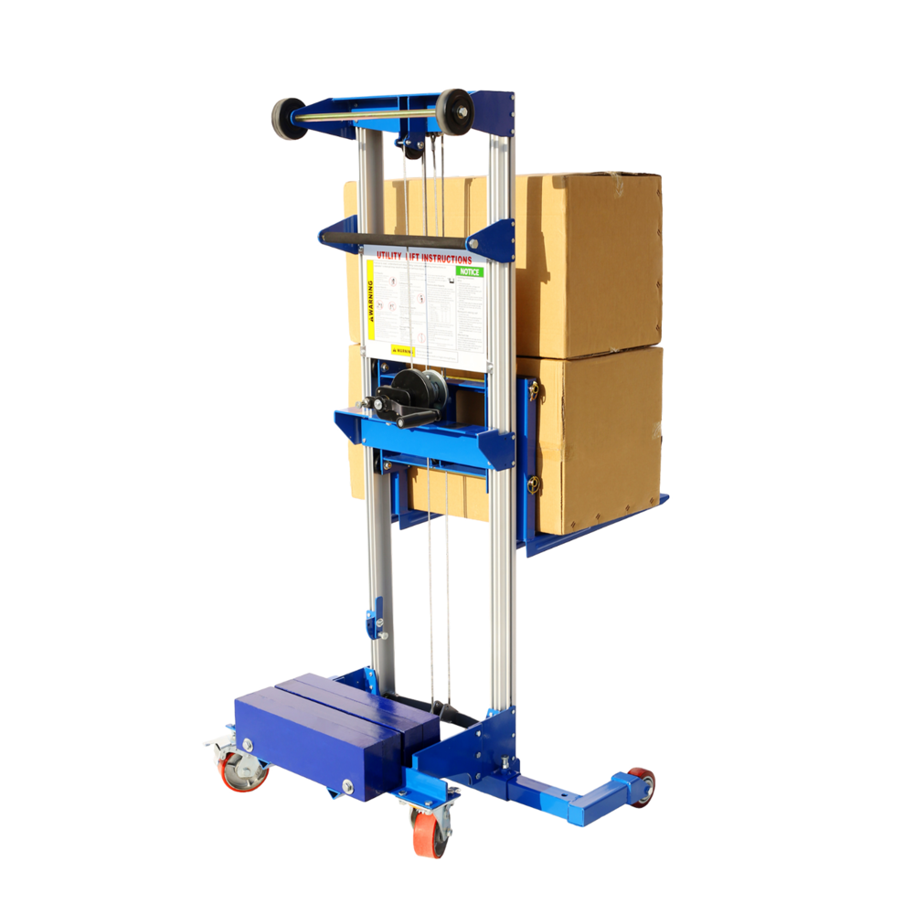 Counterbalance Hand Winch Lift Truck_4Dock