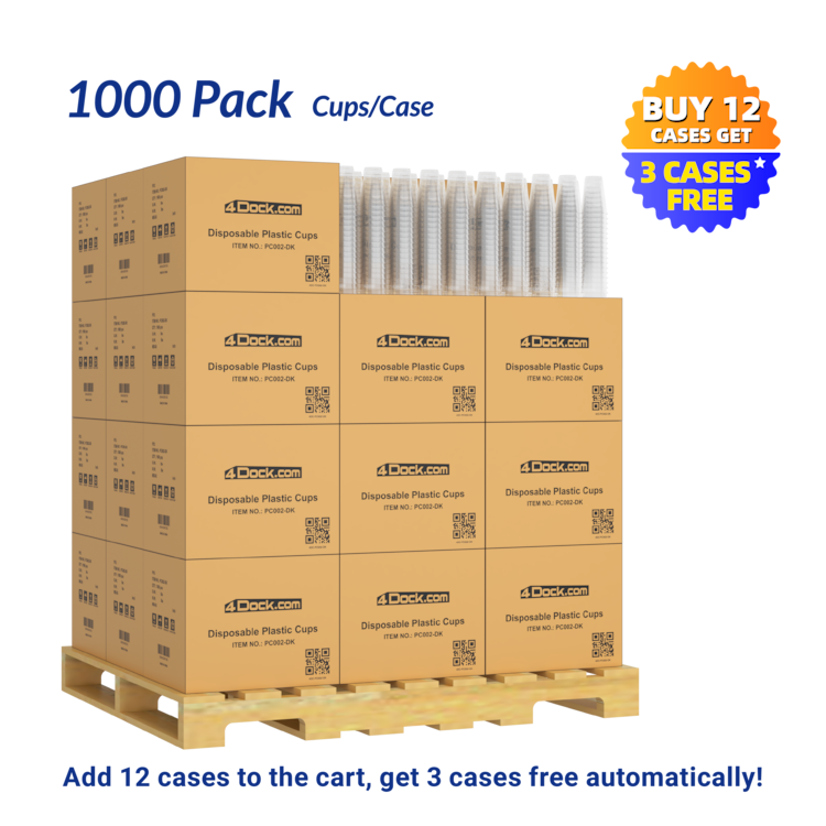 Disposable Plastic Cups in Bulk | 4Dock