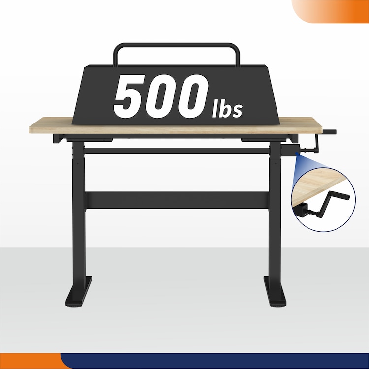 Hand Crank Height Adjustable Workbench WB4 | 4Dock