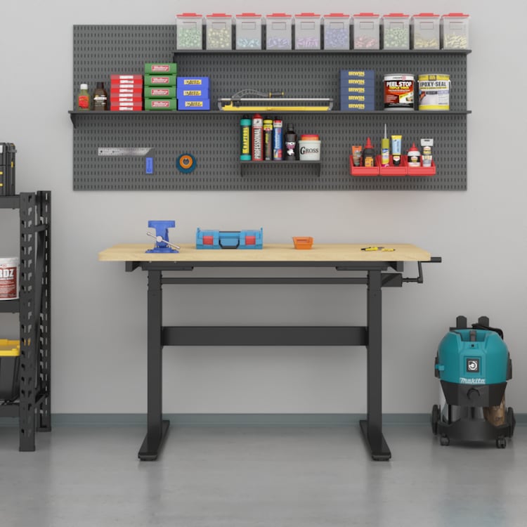 Hand Crank Height Adjustable Workbench WB4 | 4Dock