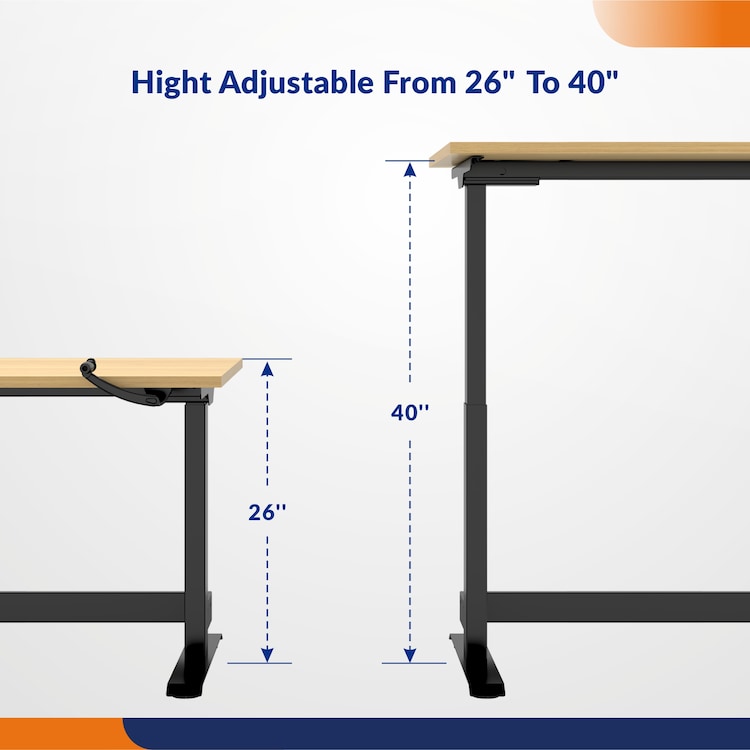 Hand Crank Height Adjustable Workbench Widened Version WB6 | 4Dock
