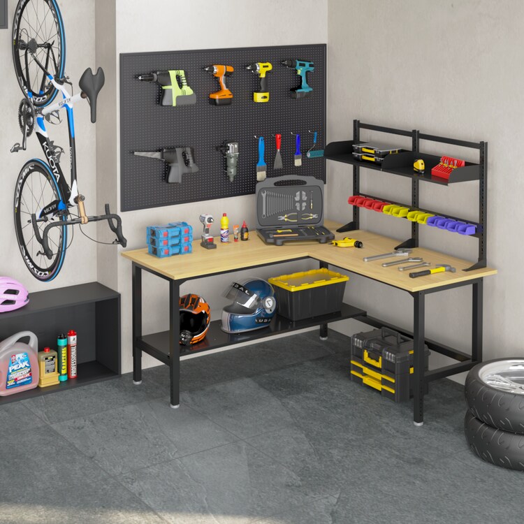 L-Shaped Workbench 72x72