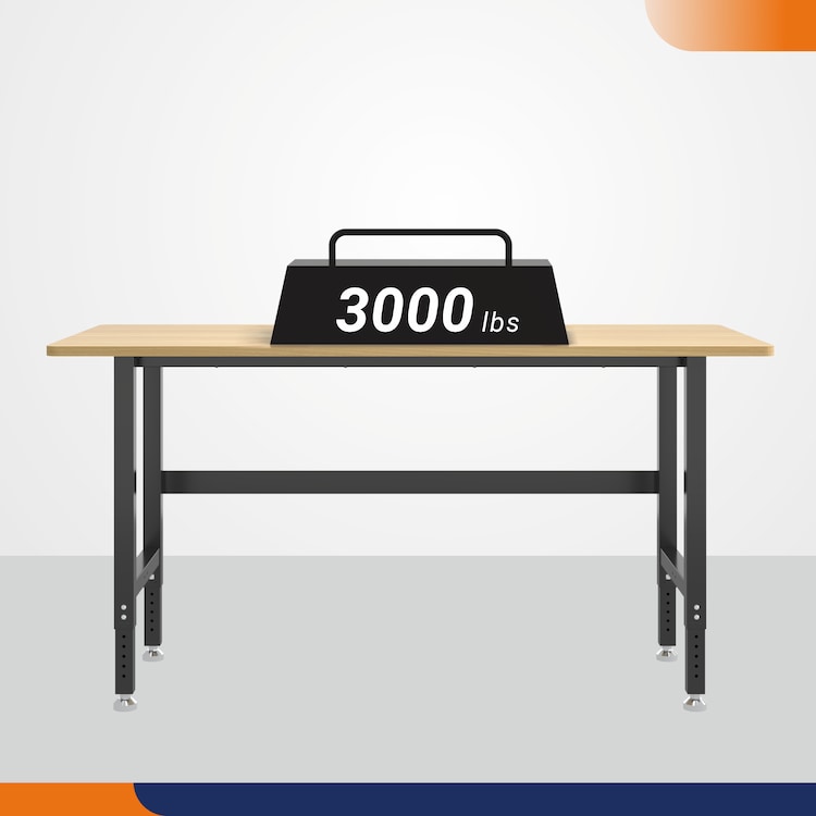 【Hinoki Iron Table 】No.1222 Industrial Packing Table - 72 x 36