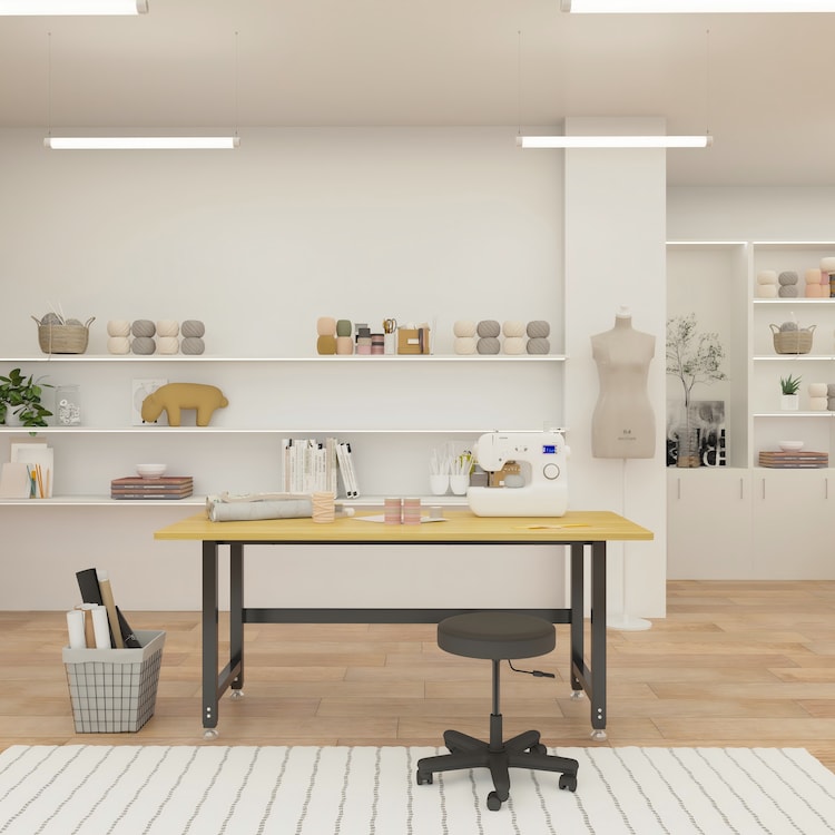 72x36 Industrial Packing Station | Packing Table with Optional