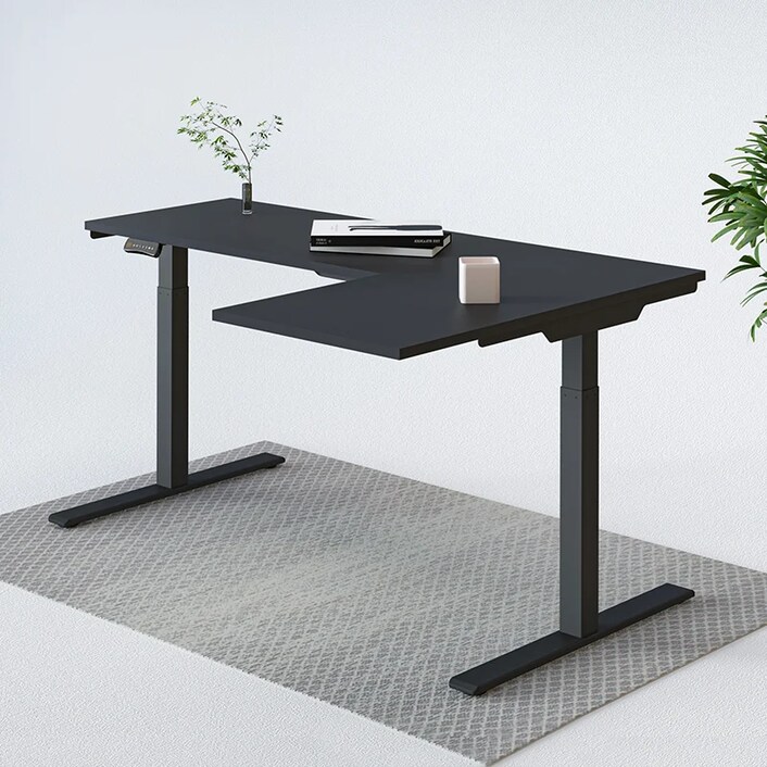 Custom Desk Spotlight - UPLIFT 950 L-Shaped Standing Desk in