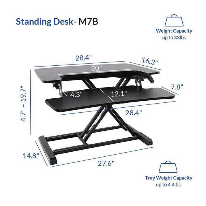Standing Desk Converters M7B FlexiSpot