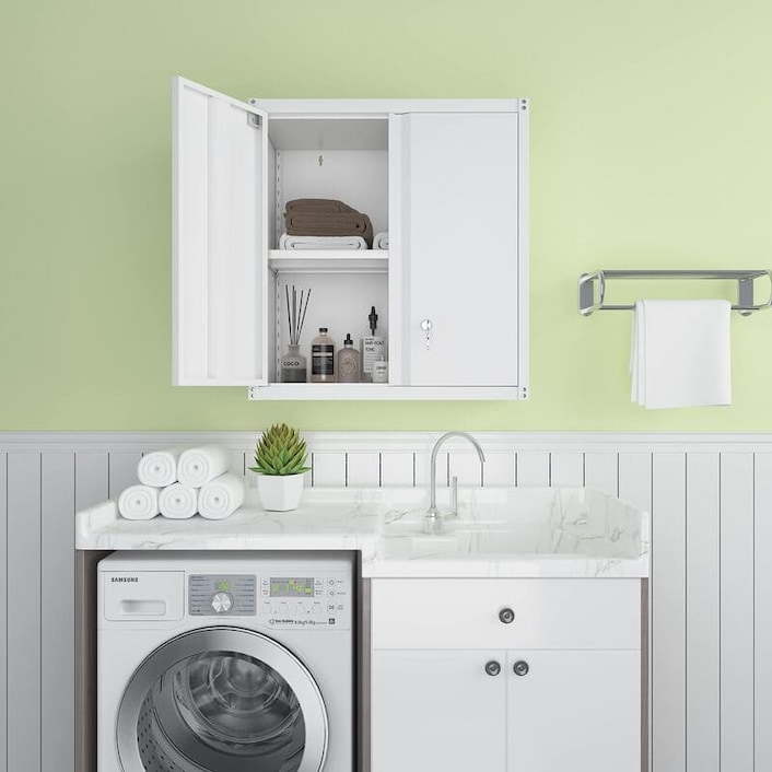 Metal shop deals wall cabinets