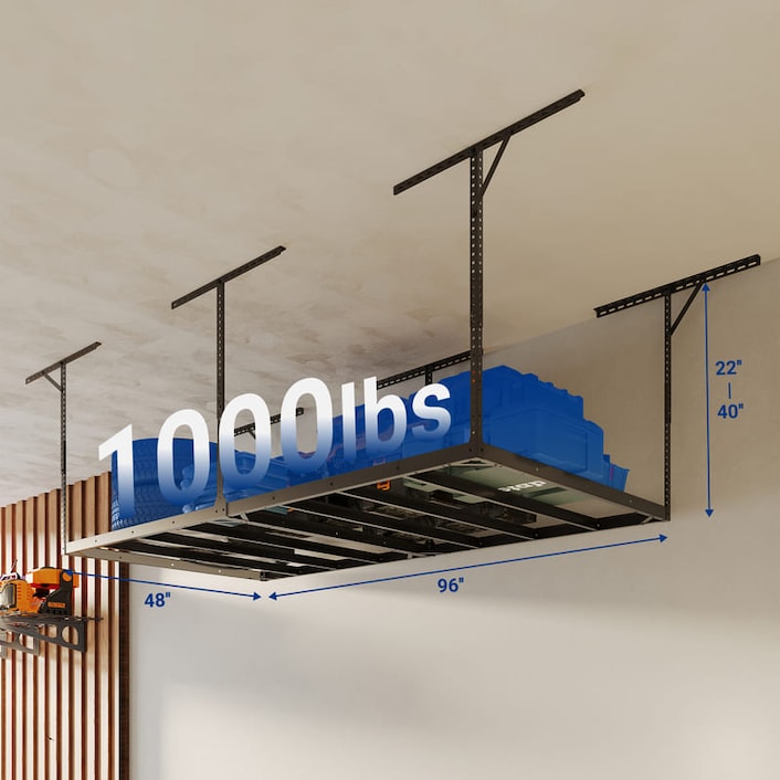 Max Series Frame 4′ x 8′ Heavy Duty Overhead Garage Storage Rack