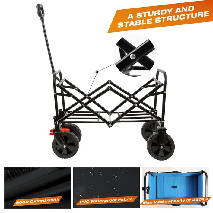 <希少品> BOBY WAGON MINI - A MFCB Mini Folding Wagon Cart with Brake | FLEXIMOUNTS