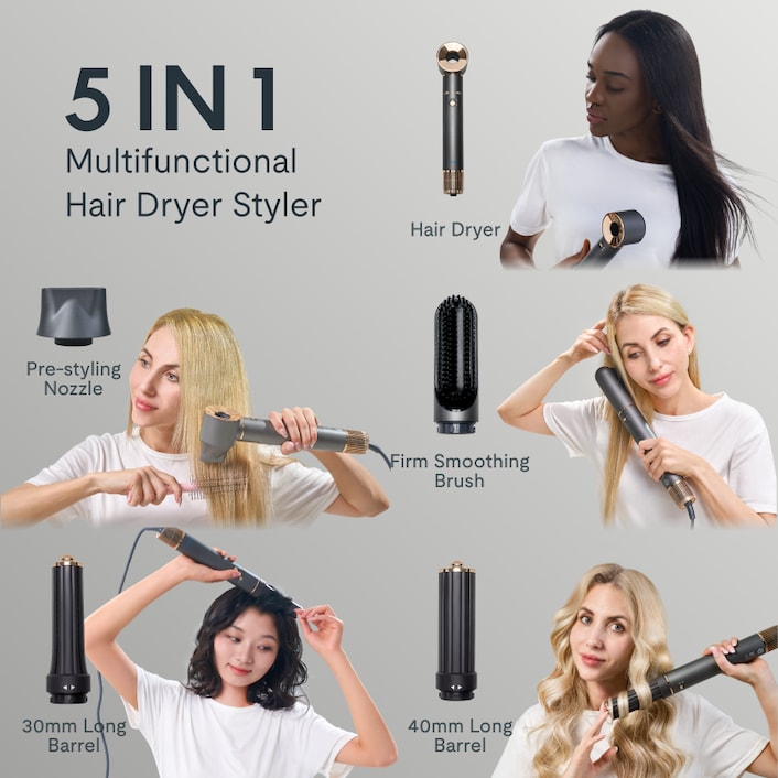Multi functional hair dryer outlet