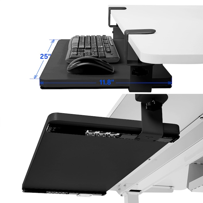 Clamp-On Adjustable Keyboard Tray KT2B丨FlexiSpot