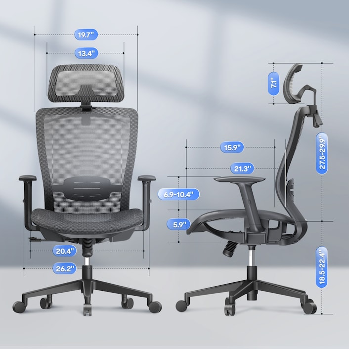 Flexispot oc3b ergonomics executive office chair discount