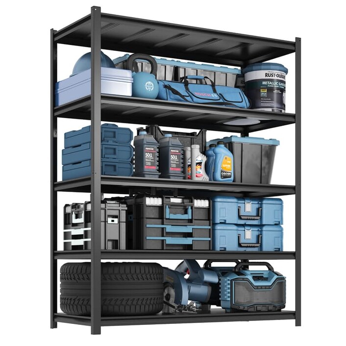 趣味 Garage Life BEST SELECTION Everest Steel Garage, Storage Building Kit, 12 ft. x 15 ft. Charcoal
