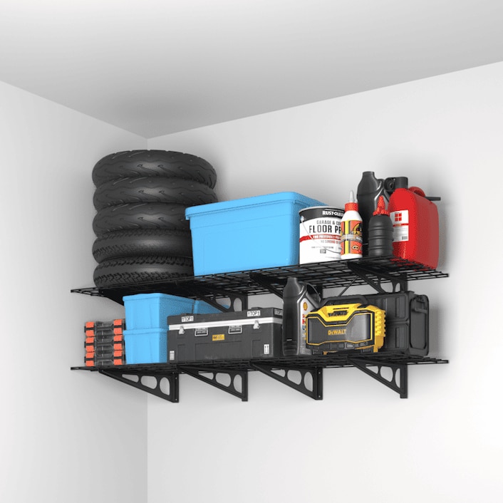 2x6ft Heavy Duty Garage Storage Shelving,1600lbs Weight