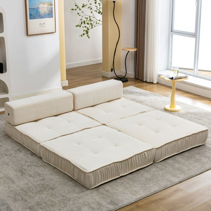 Modular top futon sofa