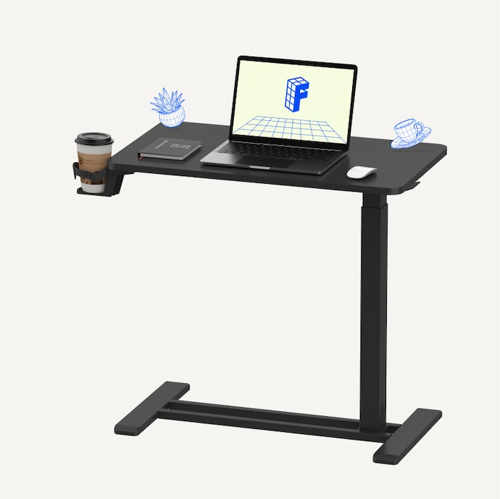Overbed table laptop desk discount