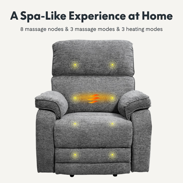 Bliss Leather Heated Massage Chair – Forward Furniture