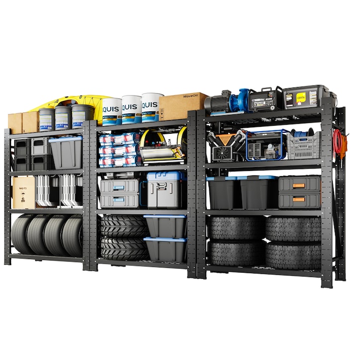 Heavy Duty Metal Freestanding Shelves for Garage | FLEXIMOUNTS