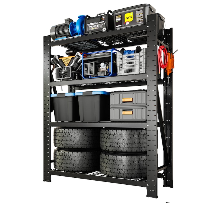 Heavy Duty Metal Freestanding Shelves for Garage | FLEXIMOUNTS