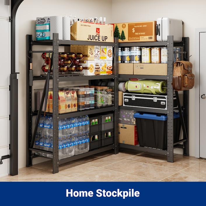Heavy Duty Metal Freestanding Shelves for Garage | FLEXIMOUNTS