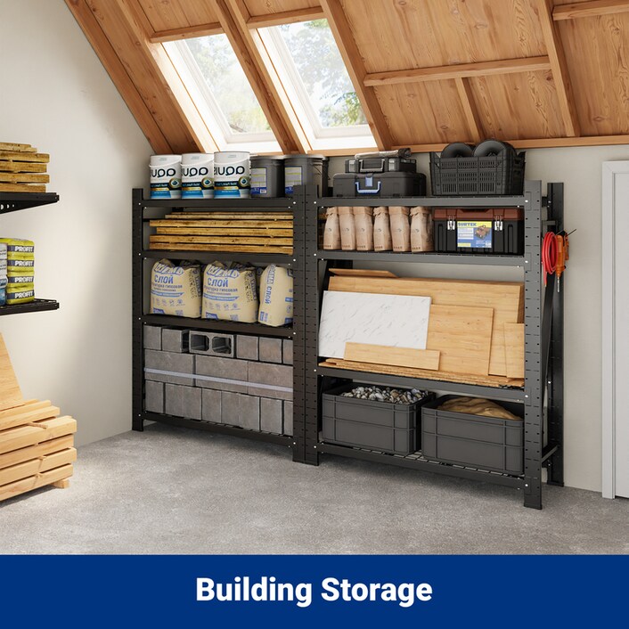 Heavy Duty Metal Freestanding Shelves for Garage | FLEXIMOUNTS