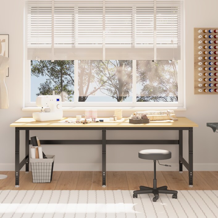 WB5B 6-Leg Heavy duty Industrial Workbench | FLEXIMOUNTS