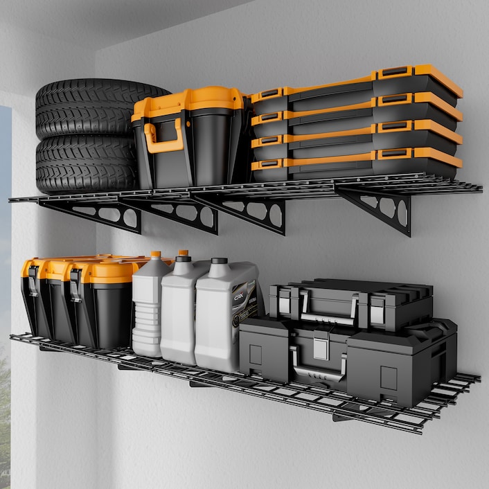 WR26 Classic 2-Pack 2' x 6' Wall Shelving | FLEXIMOUNTS