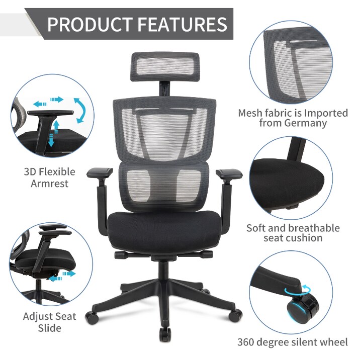 Flexi mesh office sale chairs