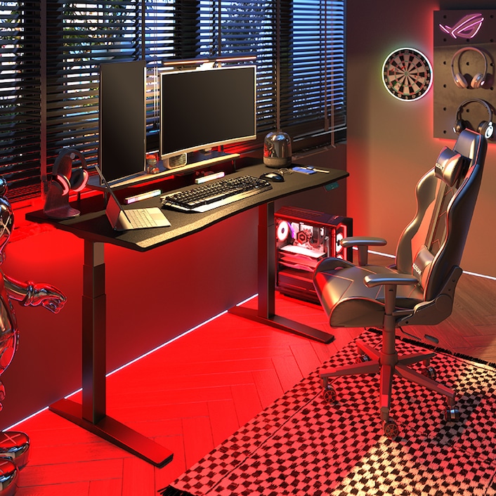 FlexiSpot Gaming Standing Desk G7- Dominate The Battlefield with The Sharpshooter Desktop!