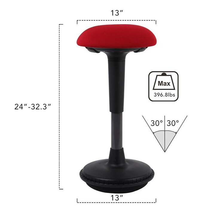 Height Adjustable Wobble Stool BH1R FlexiSpot